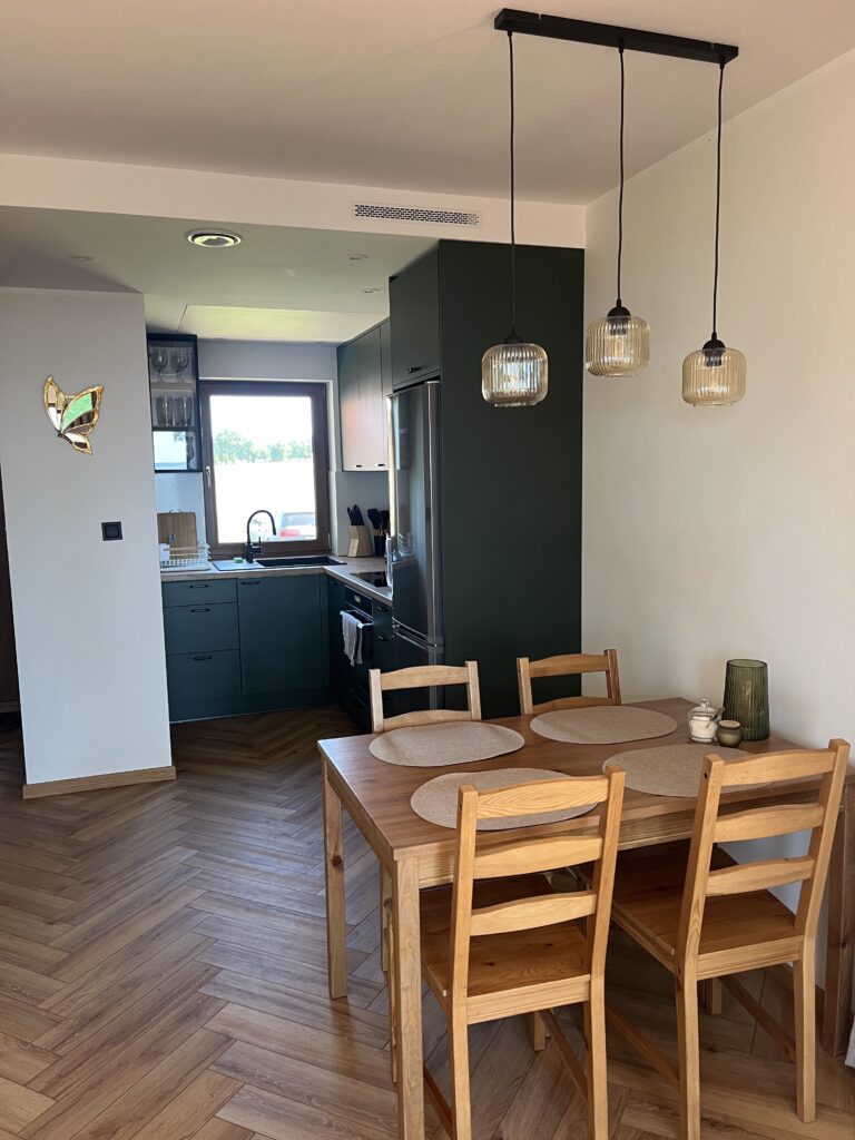 Domek zielony kuchnia